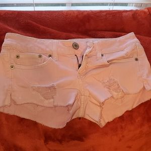 4/$20 Women's Pink jean shorts